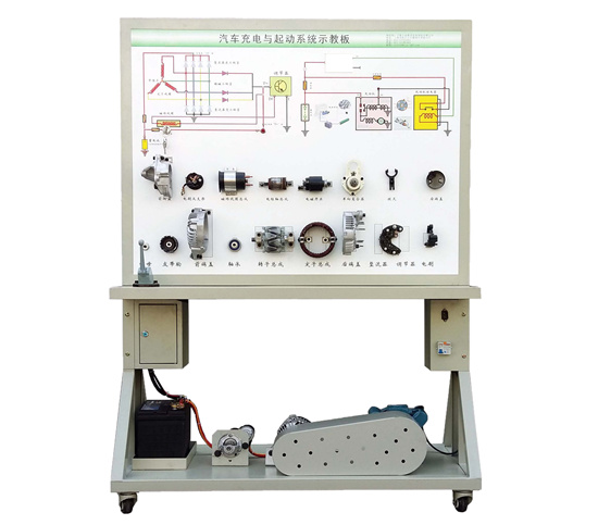 大众桑塔纳起动与充电综合系统示教板