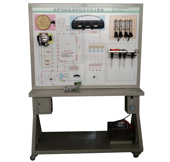 大众帕萨特发动机防盗系统示教板