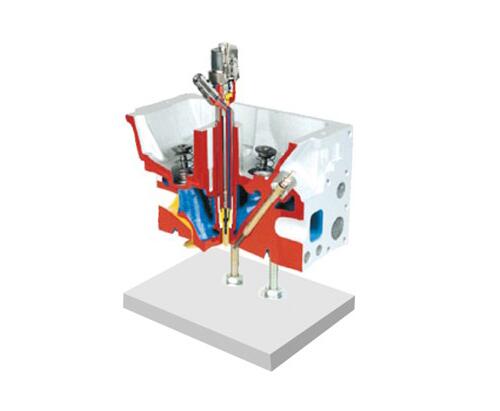 QY-JP128汽车直喷式发动机气缸盖解剖模型